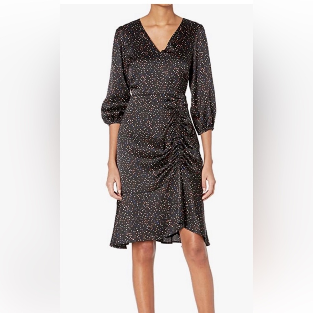 Sam Edelman black Dot Print Sheath Dress size 12
